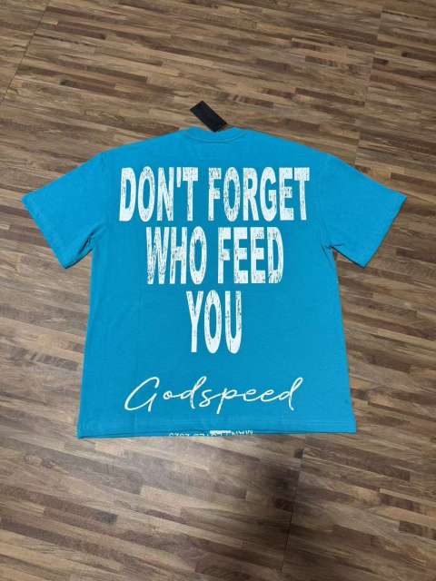 Double Doberman Pinscher Full Moon Lake Blue Distressed Short-Sleeve T-Shirt 29053396