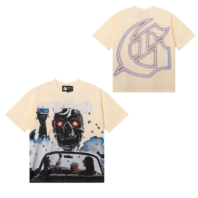 Godspeed 3D Movie Skull Print Tee 2 colors