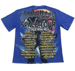 Astronaut Planet Print Washed Version Tee 3 colors 28694025