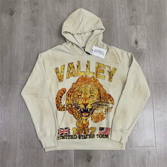 Vale Forever Cheetah Graphic Cotton Pullover Hoodie