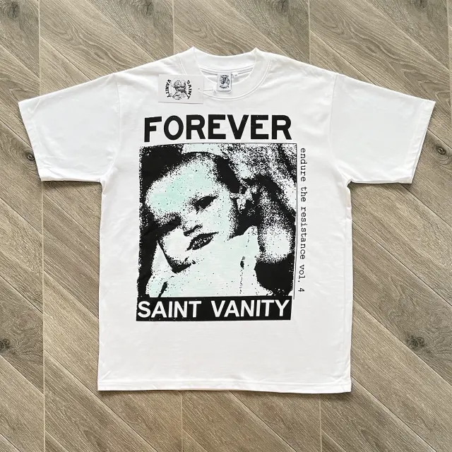 1:1 Quality Saint Vanity Forever Dark Street Portrait Graphic Unisex T-Shirt