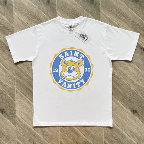1:1 Quality Saint Vanity Inside-Out Letter Graphic T-Shirt