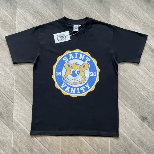 1:1 Quality Saint Vanity Inside-Out Letter Graphic T-Shirt