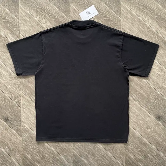 1:1 Quality Saint Vanity Inside-Out Letter Graphic T-Shirt