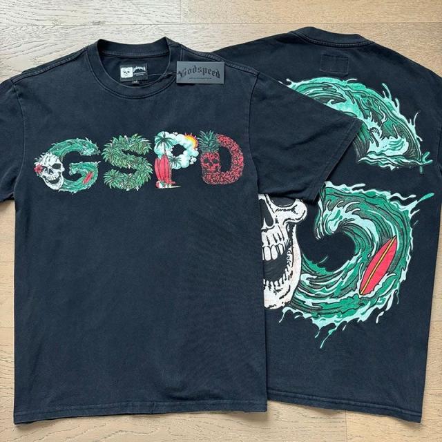 Godspeed Global F1 Skeleton Drivers Racing Car Graphic Tee | Black Vintage Oversized Fit