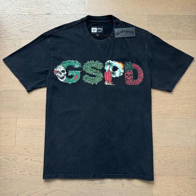 Godspeed Global F1 Skeleton Drivers Racing Car Graphic Tee | Black Vintage Oversized Fit