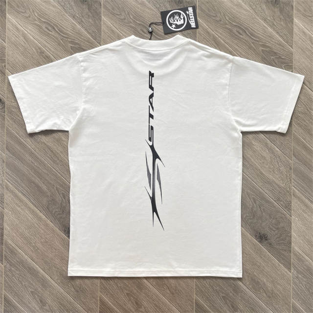 High Quality Hellstar Classic White Graphic T-Shirt