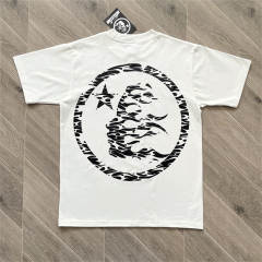 High Quality Hellstar Leopard Fill Logo Vintage Wash Tee | Black