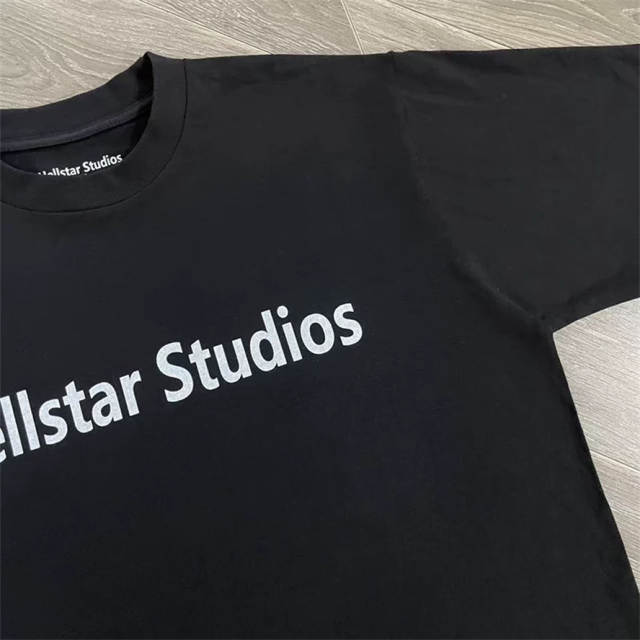 High Quality Hellstar Classic Black Graphic T-Shirt