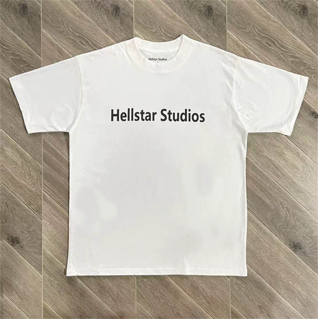 High Quality Hellstar Classic White Graphic T-Shirt