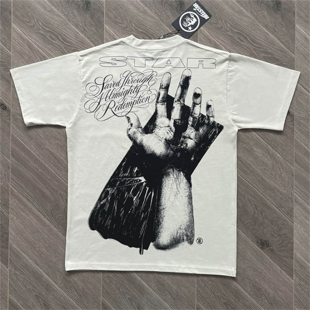 High Quality Hellstar Jesus Eyes Crying Portrait Graphic T-Shirt