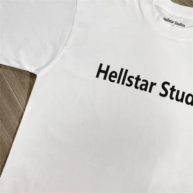 High Quality Hellstar Classic White Graphic T-Shirt