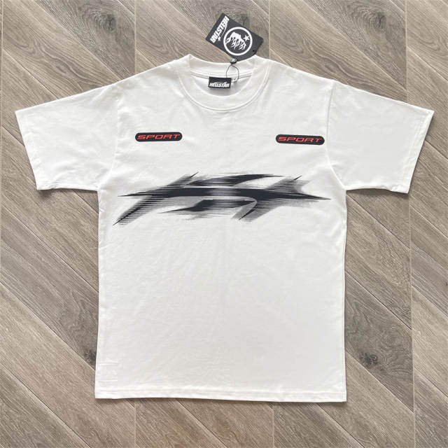 High Quality Hellstar Classic White Graphic T-Shirt