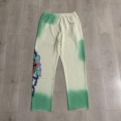 DUAA Monster Rose Gradient Sweatpants | Cream Green Vintage Wash