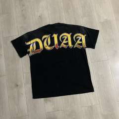 DUAA Flaming Soccer Stadium Vintage Tee | Black Washed