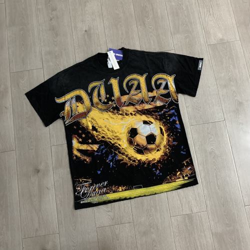 DUAA Flaming Soccer Stadium Vintage Tee | Black Washed