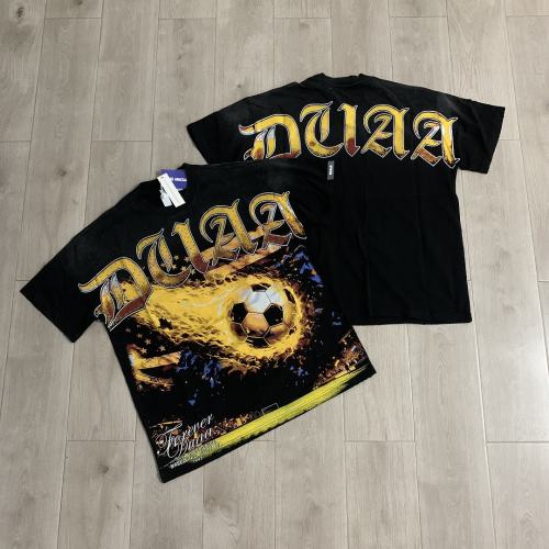 DUAA Flaming Soccer Stadium Vintage Tee | Black Washed