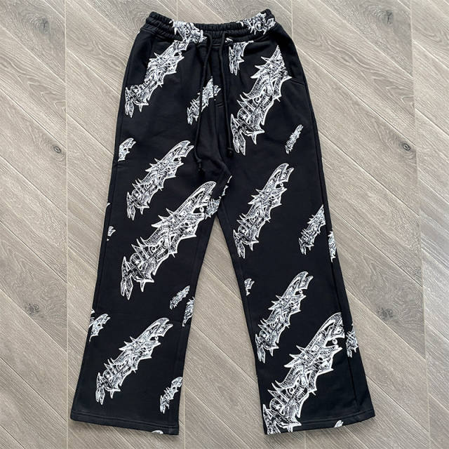 High Quality Hellstar Studios Graffiti Zip Up Hoodie and Pants Set