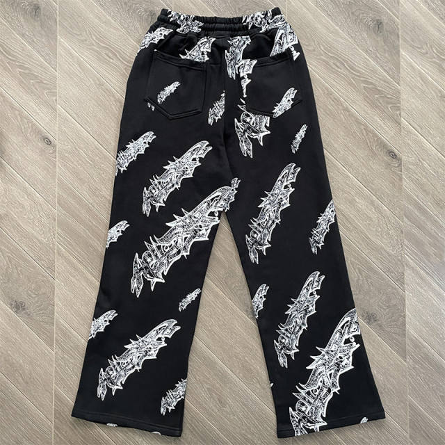 High Quality Hellstar Studios Graffiti Zip Up Hoodie and Pants Set