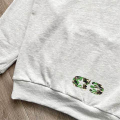 High Quality Hellstar No Guts No Glory Camo Print Grey Hoodie Sweatshirt and Pants Set