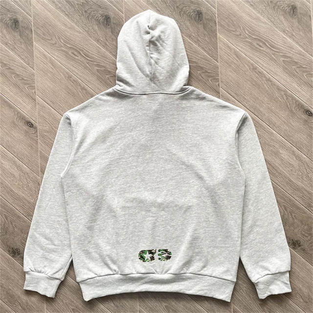 High Quality Hellstar No Guts No Glory Camo Print Grey Hoodie Sweatshirt and Pants Set