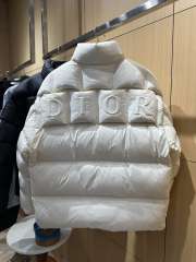 1:1 quality version CD Logo Stand Collar Square Quilted Cropped Down Jacket 2 colors 29482008