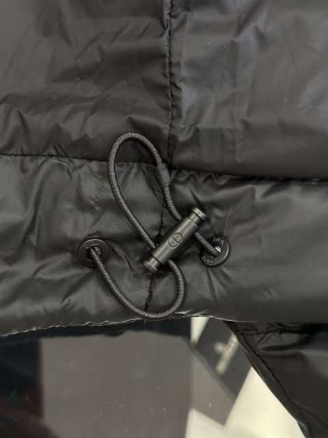 1:1 quality version CD Logo Stand Collar Square Quilted Cropped Down Jacket 2 colors 29482008