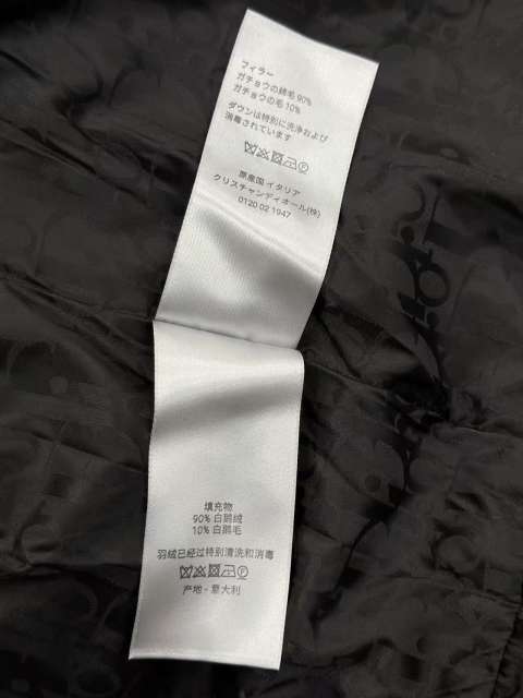 1:1 quality version Debossed Letter Badge Multi Pocket Hooded Down Jacket 29481986