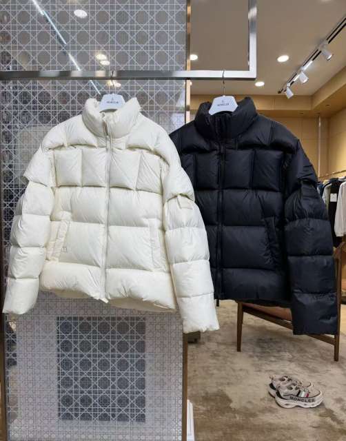 1:1 quality version CD Logo Stand Collar Square Quilted Cropped Down Jacket 2 colors 29482008