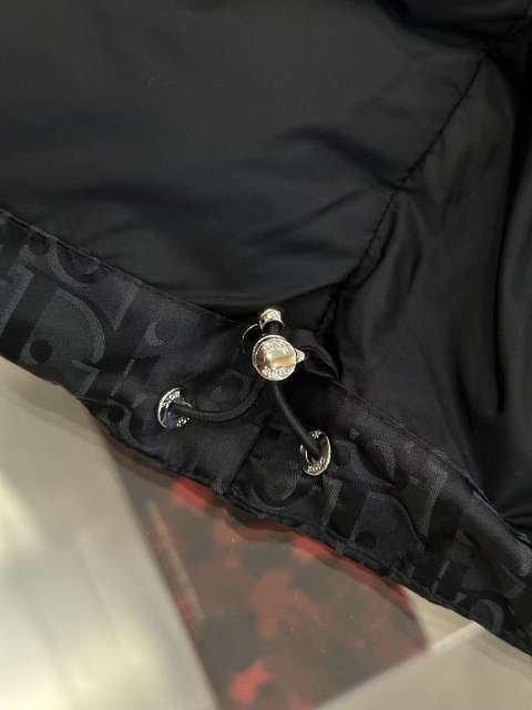 1:1 quality version All Over Oblique Monogram Stand Collar Quilted Down Jacket 29481993