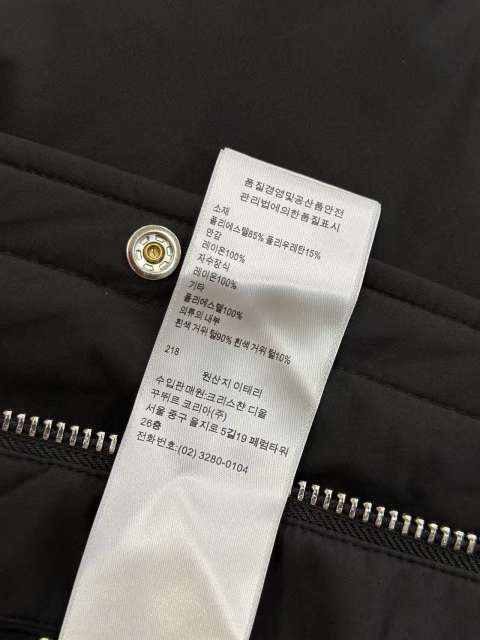1:1 quality version CD Embroidered Logo Hooded Quilted Down Jacket 2 colors 29481998