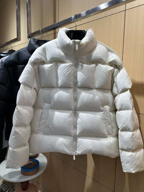 1:1 quality version CD Logo Stand Collar Square Quilted Cropped Down Jacket 2 colors 29482008