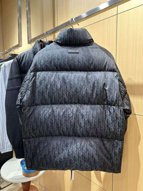 1:1 quality version All Over Oblique Monogram Stand Collar Quilted Down Jacket 29481993