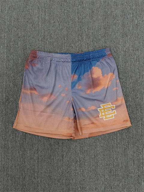 1:1 Top Qualtiy Eric Emanuel Pastel Sunset Gradient Mesh Shorts