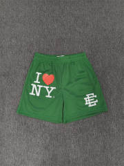 1:1 Top Qualtiy Eric Emanuel Dark Green Classic EE Mesh Shorts