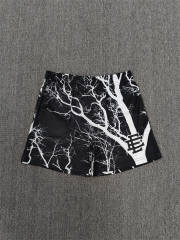 1:1 Top Qualtiy Eric Emanuel Black Lightning Tree Print Mesh Shorts