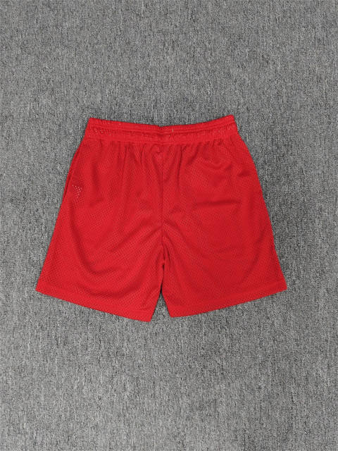 1:1 Top Qualtiy Eric Emanuel Red I Love NY EE Logo Mesh Shorts