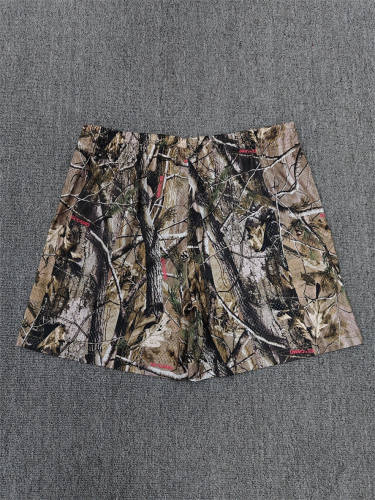 1:1 Top Qualtiy Eric Emanuel Realtree Camo Lightning EE Logo Mesh Shorts