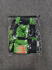 1:1 Top Qualtiy Eric Emanuel Black Green Graphic Mesh Shorts