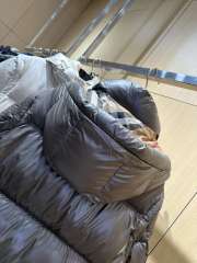 1:1 quality version Knight Logo Plaid Placket Hooded Quilted Down Jacket 3 colors 29481498