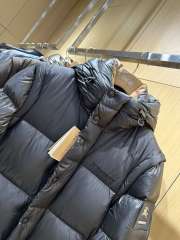 1:1 quality version Knight Logo Plaid Placket Hooded Quilted Down Jacket 3 colors 29481498