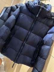 1:1 quality version Rubber Logo Patch Hooded Quilted Casual Zip-Up Down Jacket 3 colors 29481485