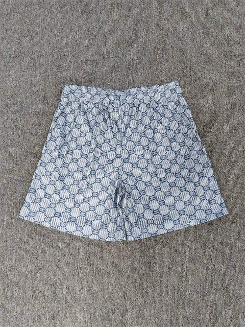 1:1 Top Qualtiy Eric Emanuel Light Blue Monogram EE Logo Mesh Shorts