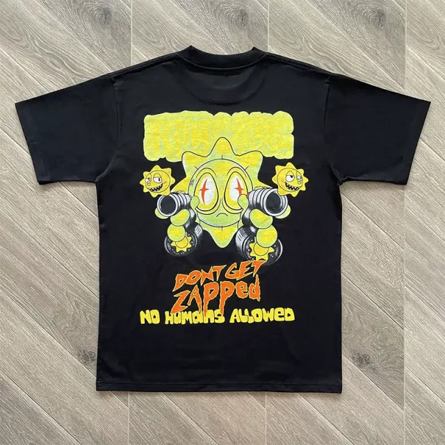 Glo Gang A Glory World Alien Sun Mascot White T-Shirt
