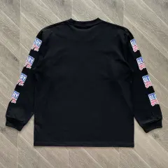 GloGang Glory Boyz Flag Style Black Long Sleeve T-Shirt