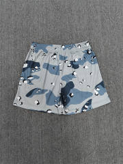 1:1 Top Qualtiy Eric Emanuel Blue Grey Chocolate Chip Camo EE Logo Mesh Shorts