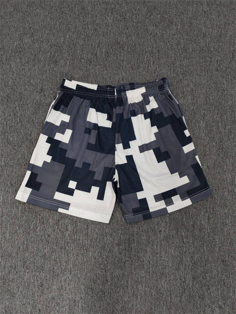 1:1 Top Qualtiy Eric Emanuel Pixel Camo EE Logo Mesh Shorts
