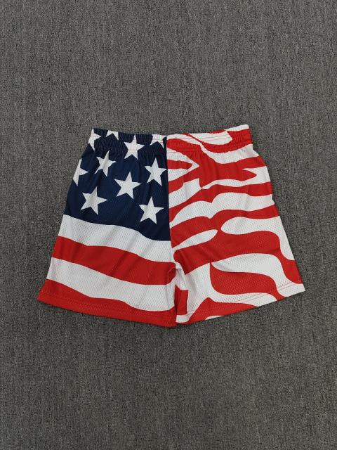1:1 Top Quality Eric Emanuel American Flag Print Mesh Shorts