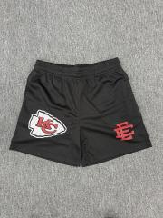 1:1 Top Qualtiy Eric Emanuel Black EE Logo Mesh Shorts