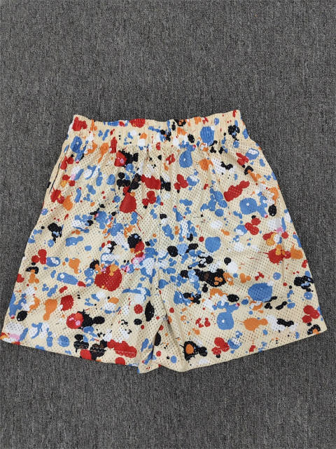 1:1 Top Qualtiy Eric Emanuel Multicolor Cartoon Print Mesh Shorts